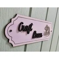 Craft Room Sign Decorative Door Plaque