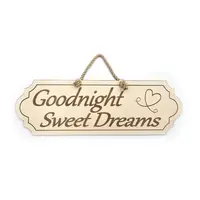 Goodnight Sweet Dreams Decorative Over Bed Sign | Plaque with Heart Design