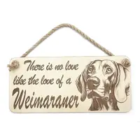 Weimaraner Decorative Sign | Wooden Hanging Wall Plaque