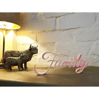 Family Sign Ornament With a Heart