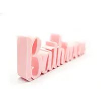 Bathroom Sign Ornament Decorative Plastic Plaque