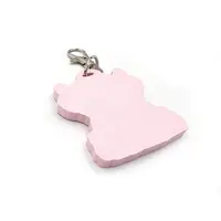 Hairy Coo Highland Cow Keyring with Split Ring and Claw Clasp