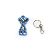 Giraffe Keyring Novelty Bag Tag Charm