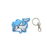 Baby Dolphin Keyring Novelty Bag Tag Charm