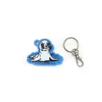 Baby Seal Keyring Novelty Bag Tag Charm