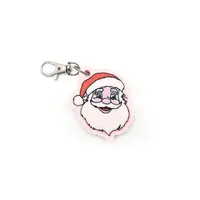 Santa Keyring Novelty Bag Tag Charm