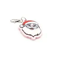 Santa Keyring Novelty Bag Tag Charm