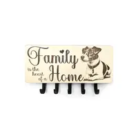 Key Holder Wall Mounted With 5 Hooks And Small Letter Rack Create Your Own Design