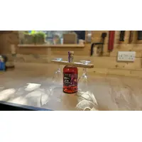 Handmade Solid Oak Bottle and Glasses Holder