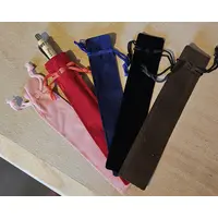 Solid Wood Personalised Pen Gift Set with Velvet Sleeve