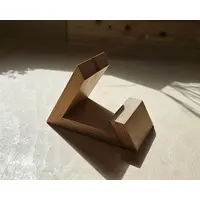 Handmade Solid Oak Phone Holder Triangle