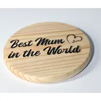 Coaster and keyring set for mothers day present