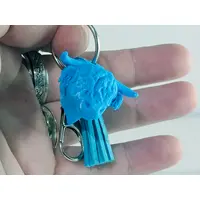 Highland Cow Keyring with Tassle and Clip