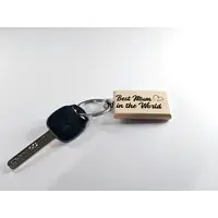 Best Mum / Dad in the world Keyring Mothers day present / Fathers Day Gift