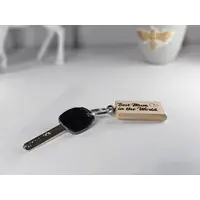 Best Mum / Dad in the world Keyring Mothers day present / Fathers Day Gift