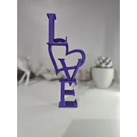 Love Sign with a Heart Ornament