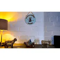 Welcome To Our Home Highland Cow Wall Mounted Plaque Decorative Guest Sign