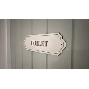 Toilet Door Decorative Sign | Plaque | Elegant Design