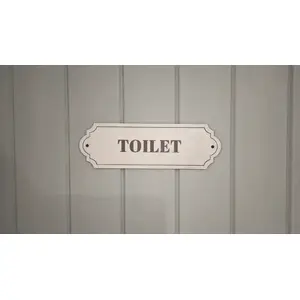 Toilet Door Decorative Sign | Plaque | Elegant Design