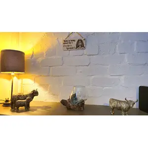 Cocker Spaniel Decorative Sign | Plaque | Love Is Being Owned By A Cocker Spaniel