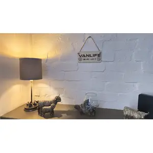 Vanlife Decorative Sign | Plaque with VW and T4 Logo