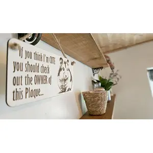 Hamster Decorative Sign | Plaque | With Cute Funny Saying