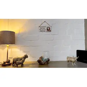 Rat Humorous Friends Quote on Decorative Sign | Plaque | With Cute Funny Saying