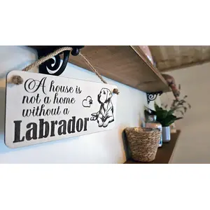 Labrador Decorative Sign | Plaque | Personalised Option
