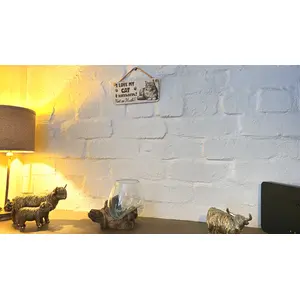 I LOVE MY CAT Humans Not So Much | Cute Cat Decorative Sign | Wooden Plaque