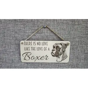 Boxer Dog Decorative Signs and Plaques