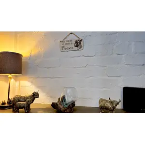 Boxer Dog Decorative Signs and Plaques