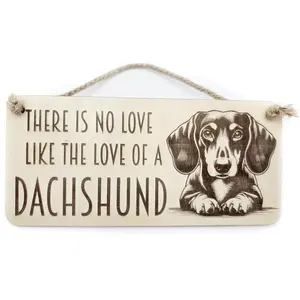 Decorative Dachshund Sign / Plaque / Personalised Option