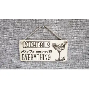 Cocktail Drink Decorative Signs and Plaques