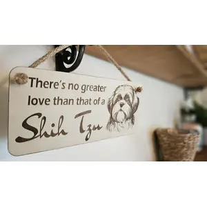 Shih Tzu Decorative Sign | Plaque