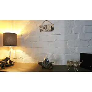 Number 1 Fisherman and Best Dad Decorative Sign | Plaque