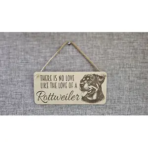 Rottweiler Decorative Sign | Plaque | Rottie