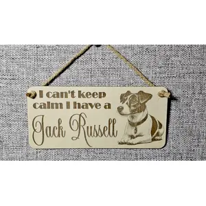 Jack Russell Decorative Sign | Plaque | Gift Ideas