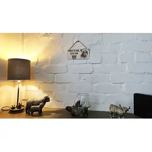 Knock The Door Grim Reaper Decorative Sign | Plaque | Hanging or Desk Mounted