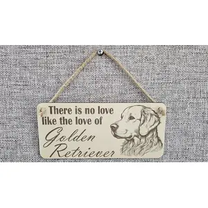 Golden Retriever Decorative Sign | Plaque