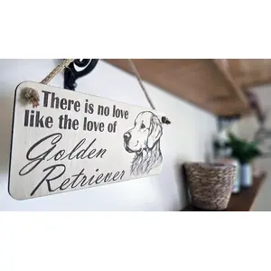 Golden Retriever Decorative Sign | Plaque
