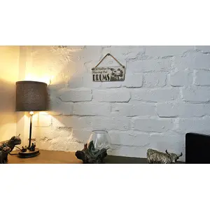 I'd Rather Be Playing The Drums Decorative Sign | Music Themed Drummer Plaque