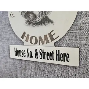 Personalised Welcome to our Home Yorkshire Terrier Plaque Decorative Sign