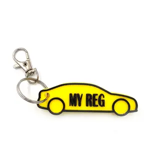 Car Keyring Rider - Bag Tag Charm Personalise With Your Name