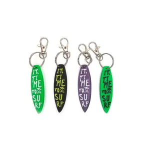 Surfing Keyring Surfboard Shaped - Bag Tag Charm