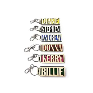 Personalised Wooden Keyring Any Name