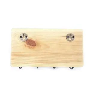 Personalised Key Holder Wall Mounted Solid Pine