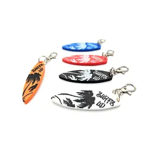 Surfs Up Keyring Surfboard Shaped - Bag Tag Charm