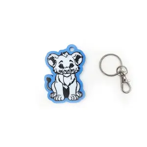 Lion Cub Keyring Novelty Bag Tag Charm