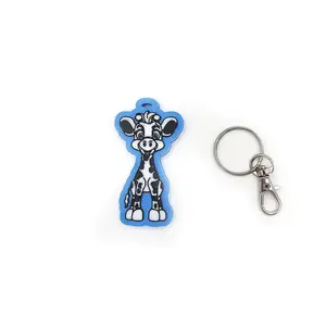 Giraffe Keyring Novelty Bag Tag Charm