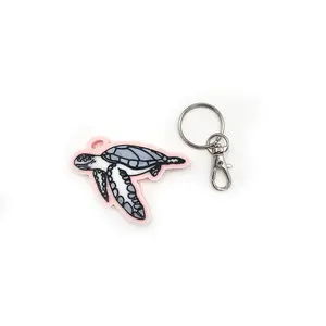 Turtle Keyring Novelty Bag Tag Charm